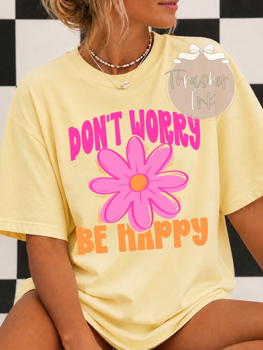 Don’t worry be happy (comfort color mock)