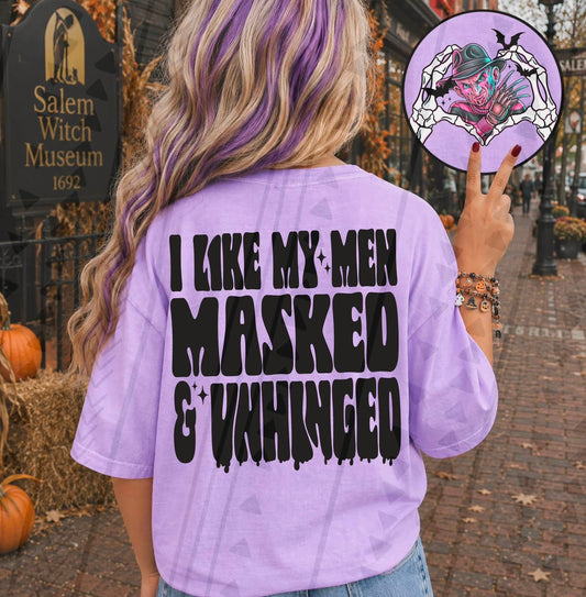 Masked and unhinged (CC mock)