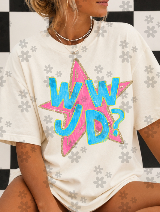 WWJD (comfort color mock)