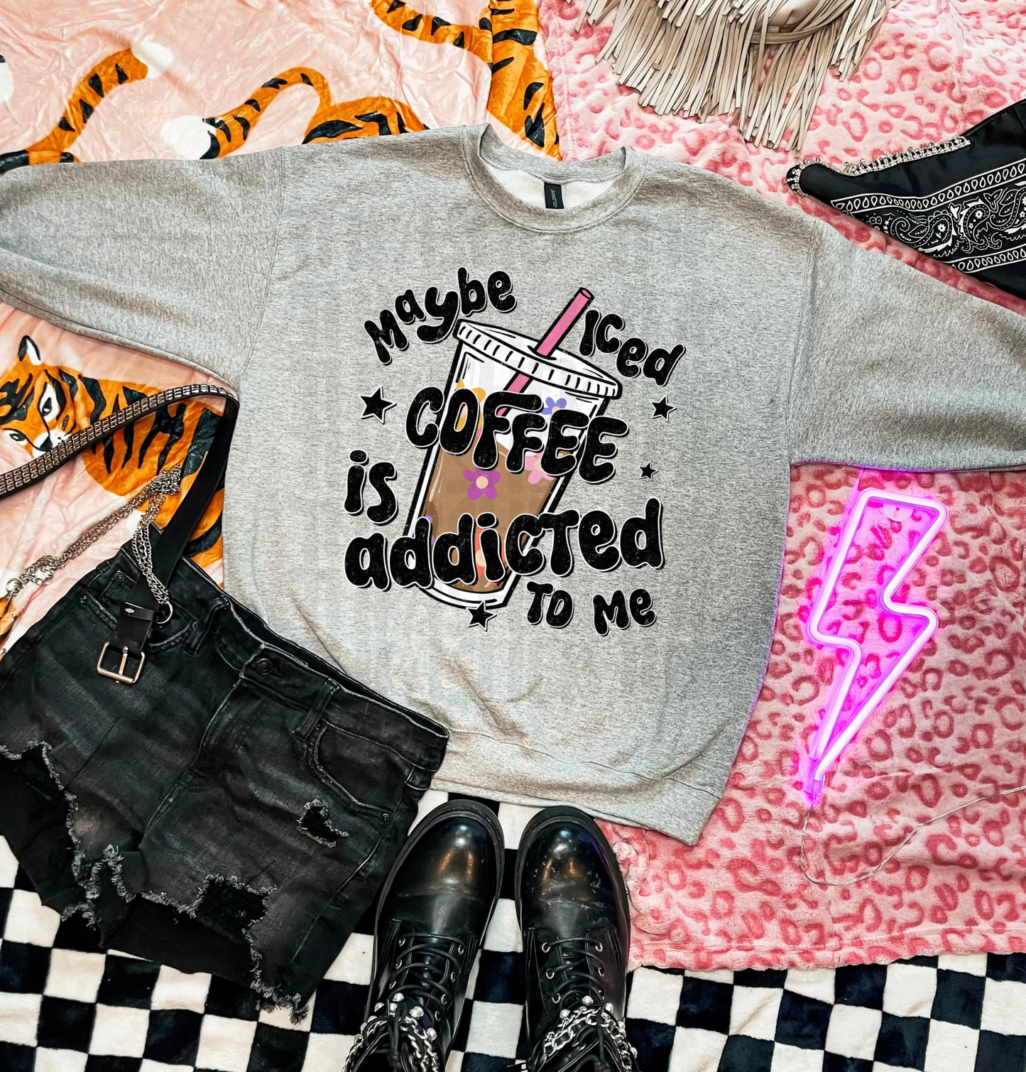 Maybe iced coffee is addicted to me