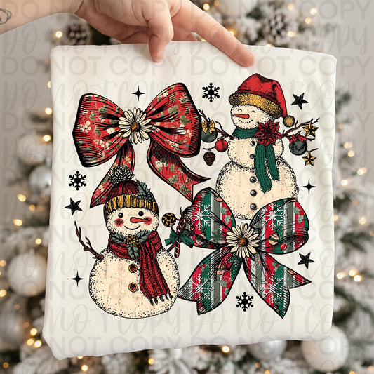Snowman bows