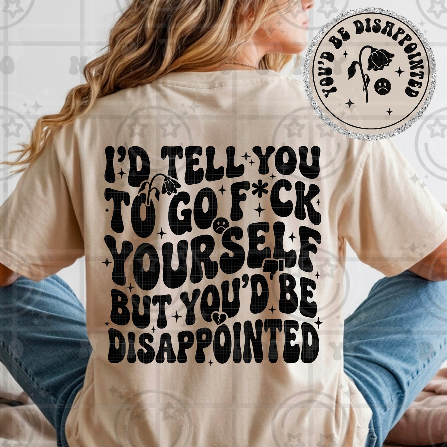 You’d be disappointed(comfort color mock)