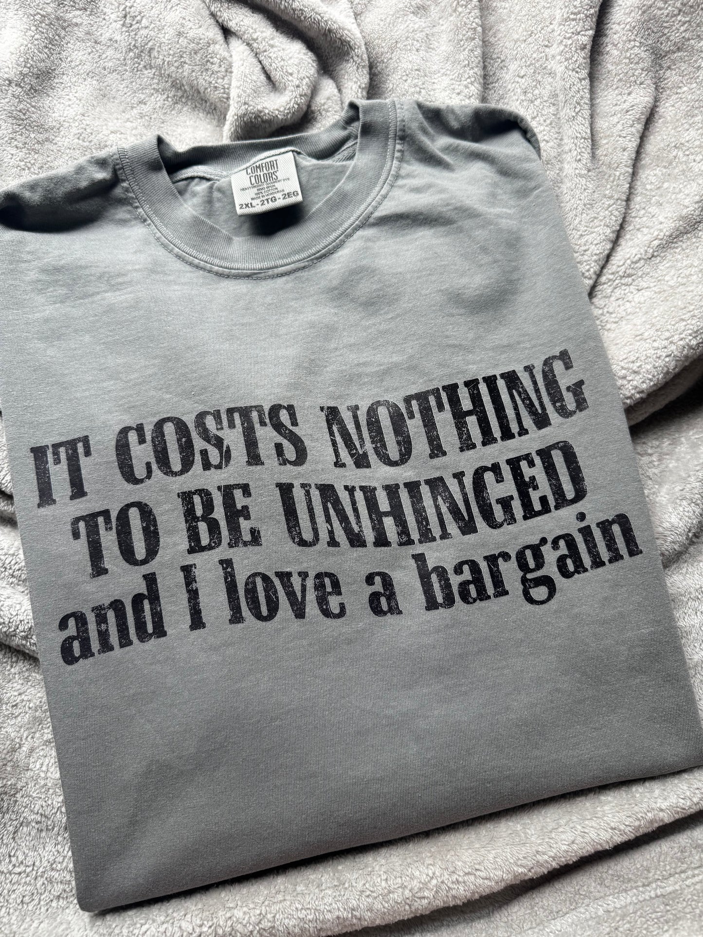 2X comfort color tshirt