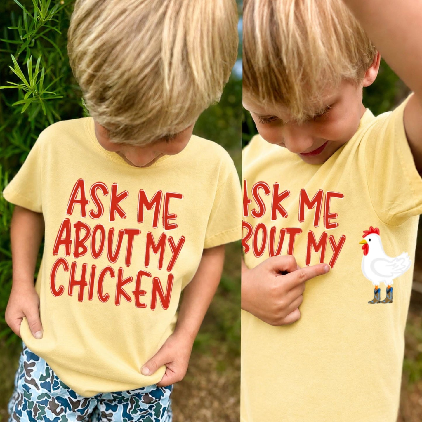 ask my about my chicken