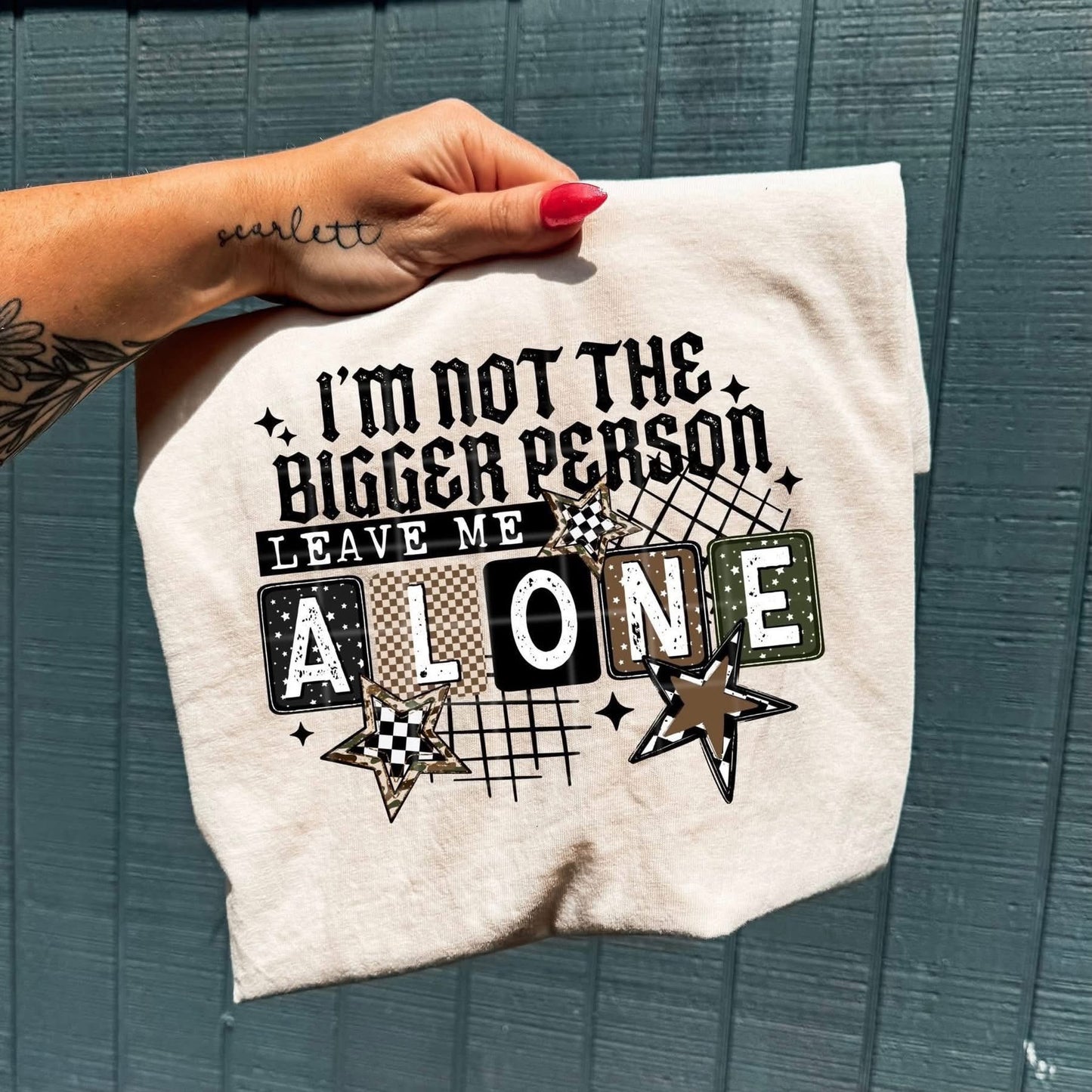 I’m not the bigger person