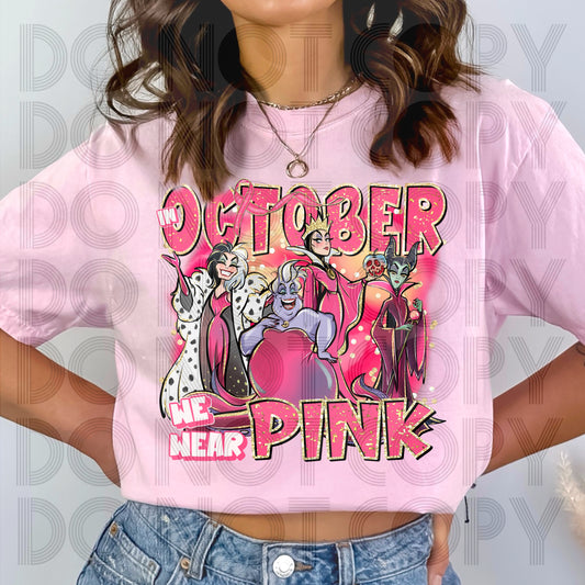 In October we wear pink