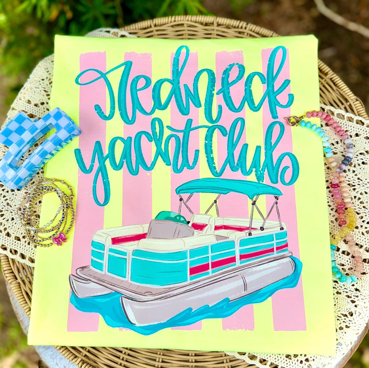 Redneck yacht club (comfort color mock)