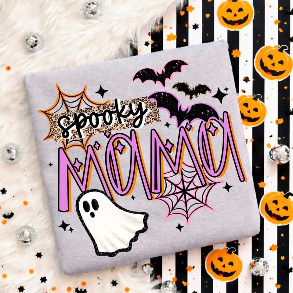 Spooky mama (comfort color mock)