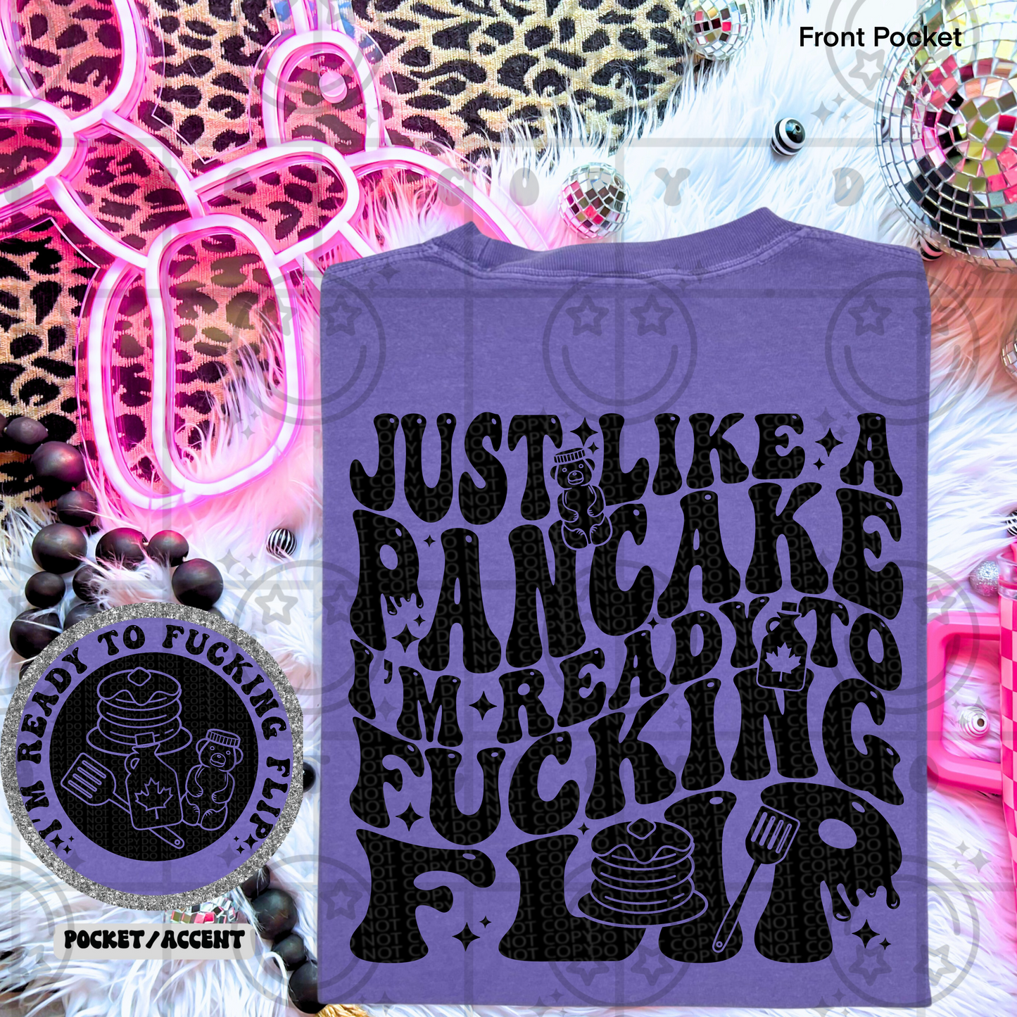 Just like a pancake (comfort color mock)