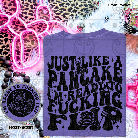 Just like a pancake (comfort color mock)