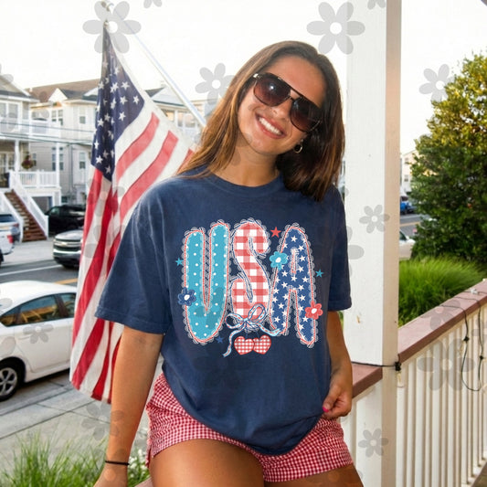USA (Comfort color mock)