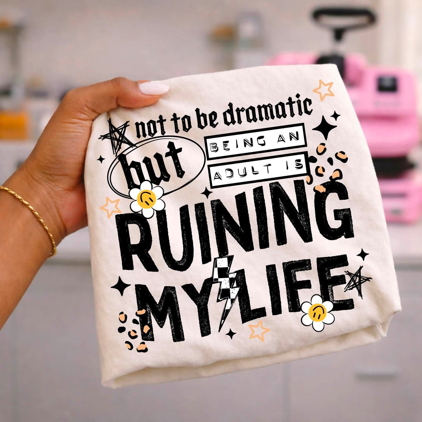 Not to be dramatic (Comfort color mock)