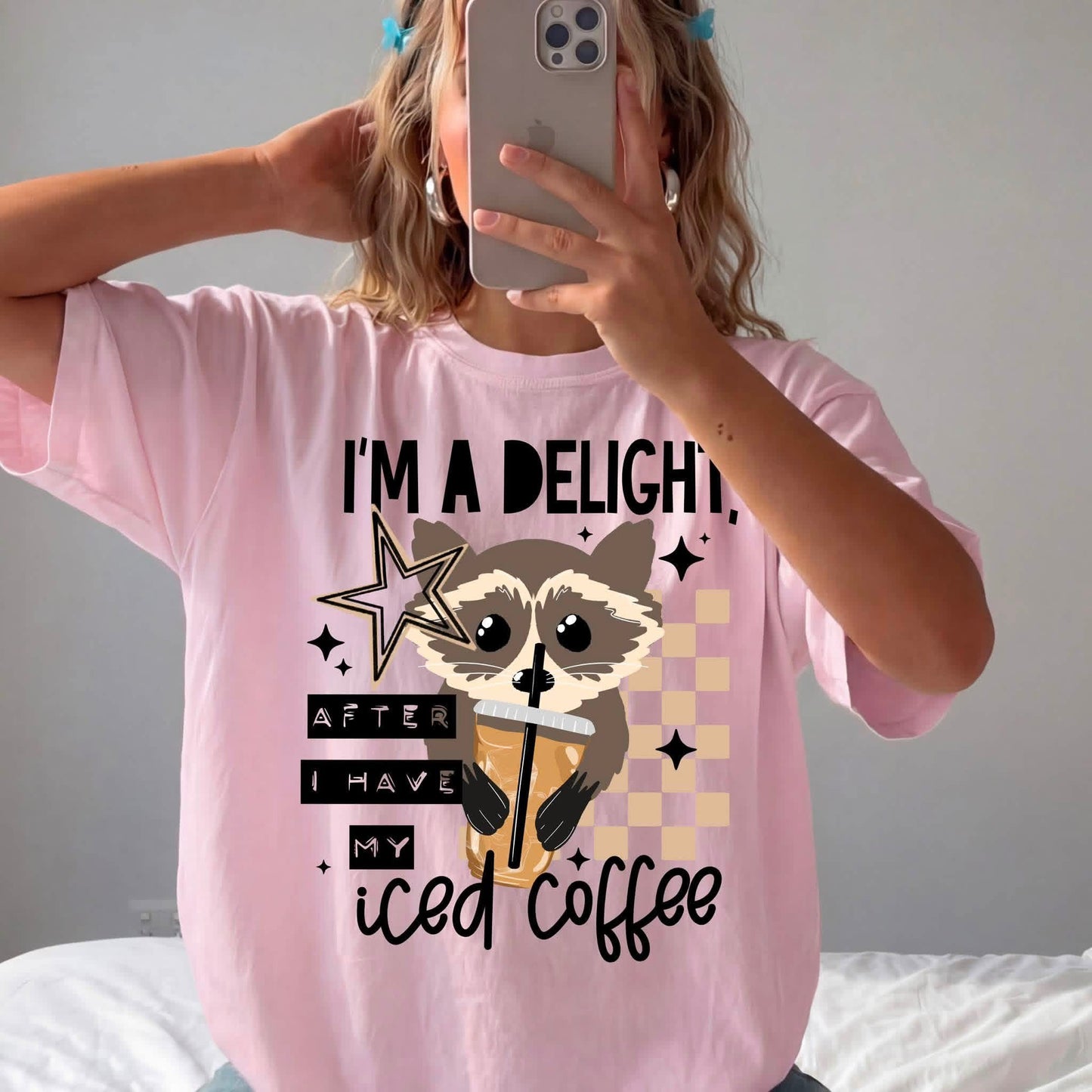 I’m a delight after I have my iced coffee