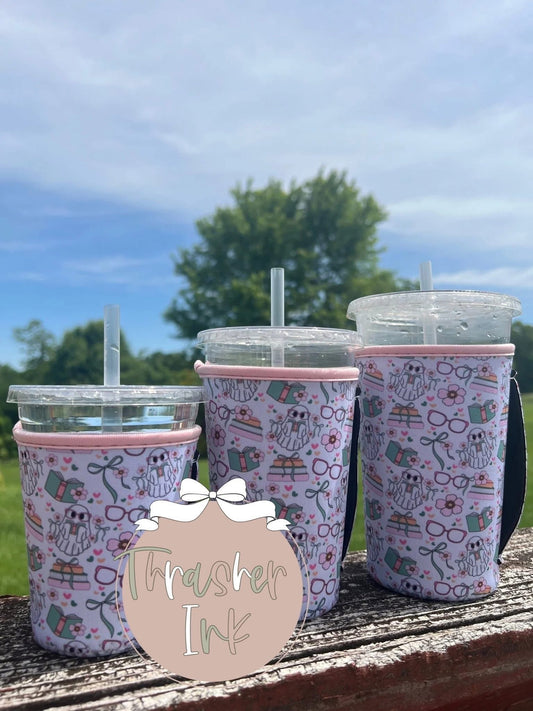 16oz koozie with handle