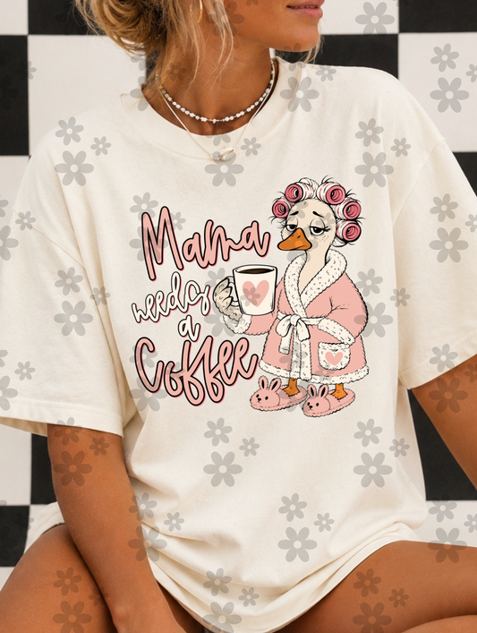 Mama needs a coffee (comfort color mock)