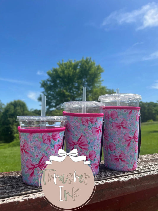16oz koozie with handle