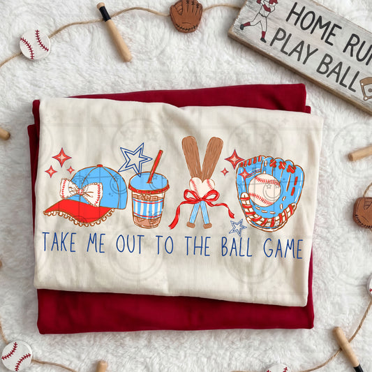Take me out to the ball game (comfort color mock)
