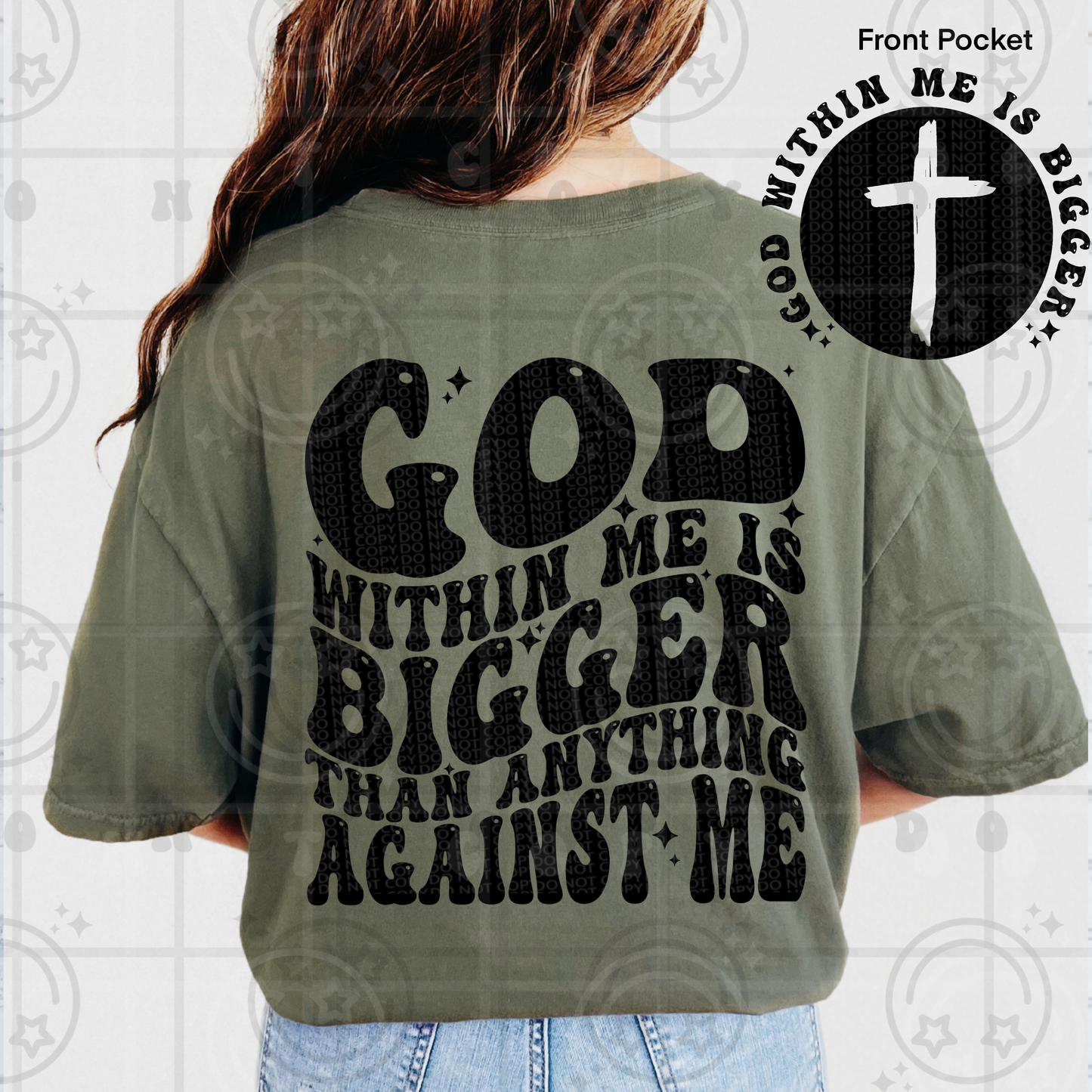God within me is bigger than anything against me