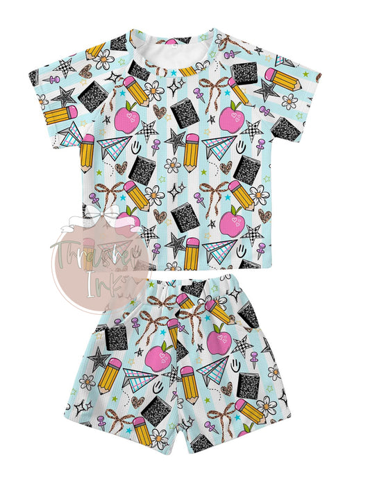 Back to school waffle set