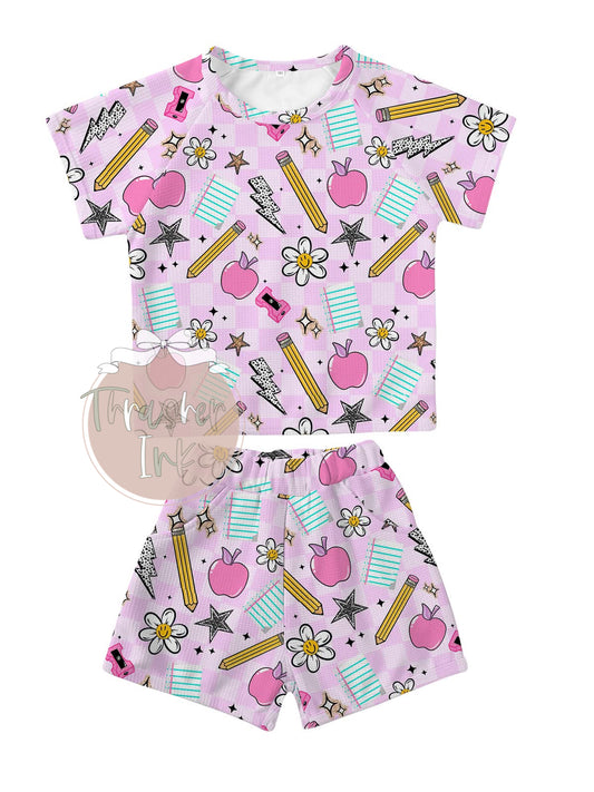 Back to school waffle set