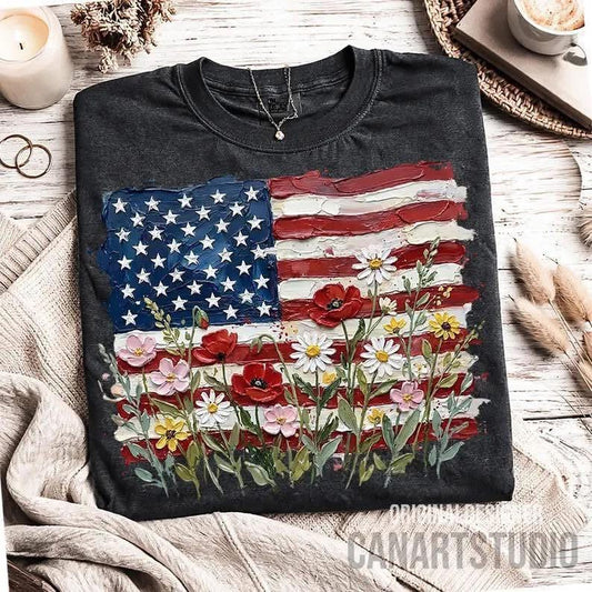 American flag (unbranded mock)