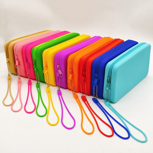 Waterproof soft silicone mini purse