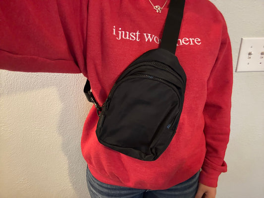 Black sling bag