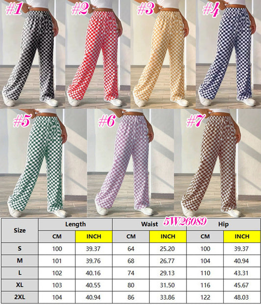 Checkered pants