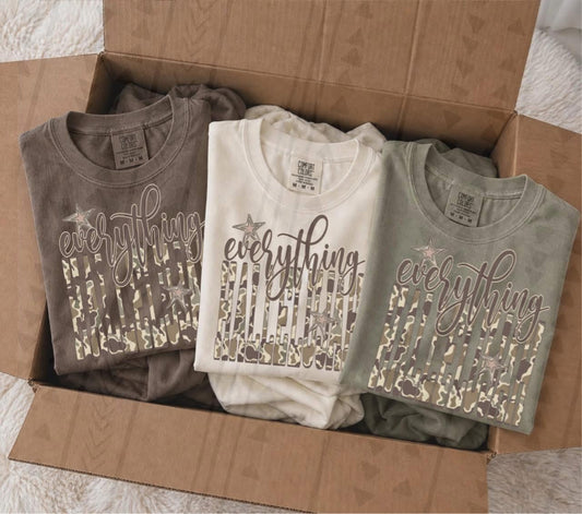 Everything hallelujah(comfort color mock)