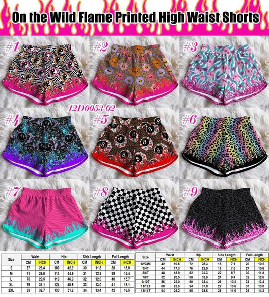Adult high waist shorts