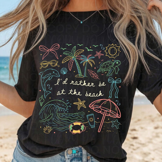 I’d rather be at the beach
