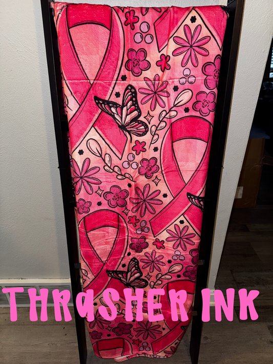 Breast cancer blanket 60x80